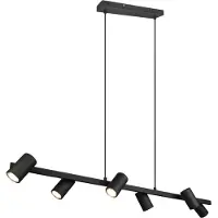 TRIO Marley riippuvalaisin 115cm 6xGU10 mattamusta