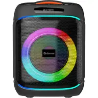24.Se Denver-juhlakaiutin 40 W, LED-valolla / Bluetooth-kaiutin / Juhlakaiutin