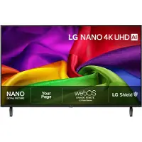LG NU800B3LC 50" 4K NanoCell webOS 26 TV, 60 Hz, HDR10 Pro