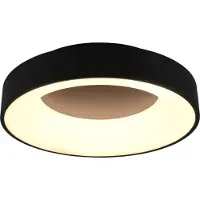 TRIO Girona LED kattovalaisin 45cm 27W 3000K mattamusta
