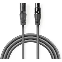 Nedis 110 ohm XLR - XLR -kaapeli, 5 m