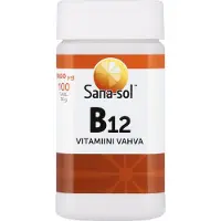 Sana-Sol Vahva B12-vitamiini 100 tabl. ravintolisä