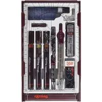 Rotring Isograph Master Set 0,1 / 0,3 / 0,5 -kynäsetti