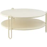 Brafab Blixt sohvapöytä 85 cm Pearl White