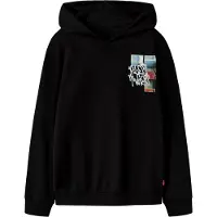 Name it Nkmkarlos Ls Nreg Sweat Wh Unb - Black - 134-140