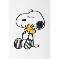 Snoopy - Plush notebook / notebook A5 from the Lazy Days collection
