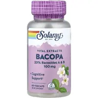 Solaray , Vital Extracts, Bacopa, 100 mg, 60 VegCaps