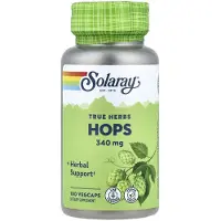 Solaray , Totuinen Herbaali, HOPS, 340 mg, 100 Kasvispilleri