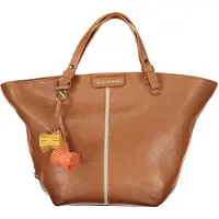 Mario Valentino for woman. VBS9OV04 Brown shopper bag (OSFA), Casual, Polyurethane