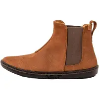 El naturalista for woman. 253102TY0005_023 Brown leather ankle boots N5310 (37), Flat, None, Casual