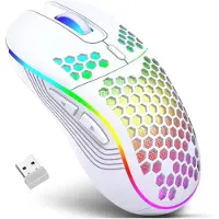 INF G40GL 2.4G Langaton Lataus Hiiri - Säädettävä DPI, Ergonominen Muotoilu White