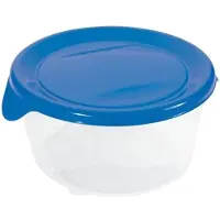 Keter Säilytysrasia - - Fresh'n Go - 0,50 L - Muovi - Läpinäkyvä/Sininen - Mikroaaltouuni