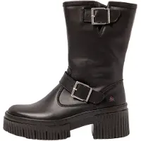 Art for woman. 113971101003_001 Leather Boots 1397 York black (36), 3 to 5 cm, Zip, Casual