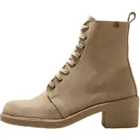 El naturalista for woman. 25660117S005_039 Leather ankle boots N5660 Lux gray -Height wedge 5.5cm (39), 5 to 8 cm, Casual, Grey