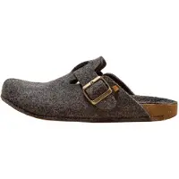 El naturalista unisex. 2NA701101005_001 Slippers Na70 black (36), Fabric, Flat, None, Homewear