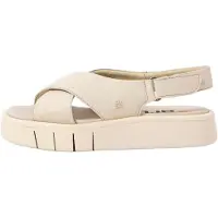 Art for woman. 1185511ZZ003_020 Leather Sandals 1855 Malaga beige (41), 3 to 5 cm, Velcro, Casual