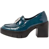 Art for woman. 1165511WO003_0G3 Leather loafers 1655 blue (36), 3 to 5 cm, None, Casual