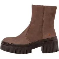 Art for woman. 113741212003_012 Leather ankle boots 1374 brown (36), 3 to 5 cm, Zip, Casual