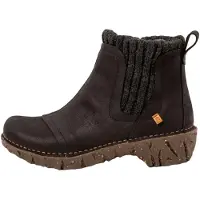 El naturalista for woman. 2NE234010005_001 Pleasant leather ankle boots black (39), 3 to 5 cm, None, Casual