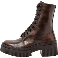 Art for woman. 1137513E6003_012 Leather Ankle Boots 1375 York brown (40), 3 to 5 cm, Zip, Casual