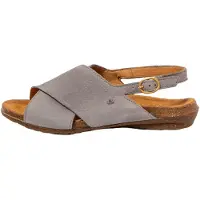 El naturalista for woman. 255581150005_0B0 Leather sandals N5558 Wakataua greyish blue (36), Flat, Buckle, Casual
