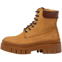 Art for woman. 1196711ZM003_024 Leather Ankle Boots 1967 Amberes brown (40), Flat, 1 to 3 cm, Zip, Casual