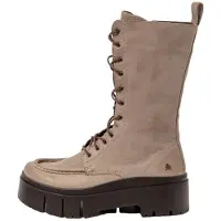 Art for woman. 1176812EW003_039 Leather Boots 1768 Leeds grey (41), 3 to 5 cm, Zip, Casual