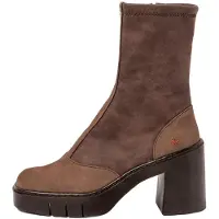 Art for woman. 119731212003_012 Ankle boots 1973 Berna brown (37), 5 to 8 cm, Zip, Casual