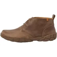 El naturalista for man. 256181LY0005_020 Leather ankle boots N5618 Arizona beige (42), Brown, Flat, Laces, Casual
