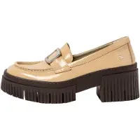 Art for woman. 1137211KH003_082 Leather Shoes 1372 York beige (39), 3 to 5 cm, None, Casual, Classic