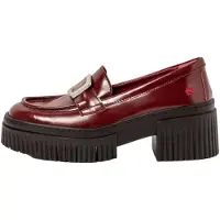 Art for woman. 113721167003_008 Leather Shoes 1372 York maroon (37), 3 to 5 cm, None, Casual, Classic, Burgundy