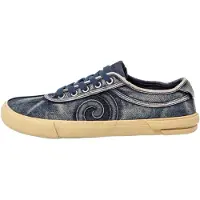 El naturalista unisex. 259531150005_0B0 Leather shoes N5953 blue (37), Fabric, Flat, Laces, Casual