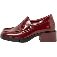 Art for woman. 112831267003_008 Leather Shoes 1283 burgundy Warsaw (41), Flat, None, Casual