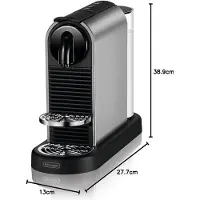 De'Longhi Kahvikone - - Nespresso Citiz N900 - Titaani - 19 baaria - Irrotettava säiliö
