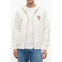 Tommy Hilfiger Rwb Box Flag Tr Full Zip - Cream - S