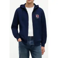Tommy Hilfiger Rwb Box Flag Tr Full Zip - Navy - XXL