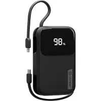 Alogic Tandem+ 20 000 mAh 30W USB-C &amp; Lightning Power Bank - Musta