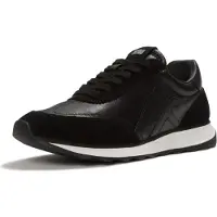FitFlop for woman. A5Q-001 Trainers Retro Q black (40), Fabric, Flat, Laces, Casual