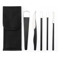 INF Pedikyyriveitsisetti, 5 kpl Black