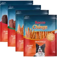 Rocco 12x250g Chings kuivattu kananrinta koiranherkut