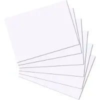 Herlitz 10835809, Valkoinen, 170 g/m², 100 kpl
