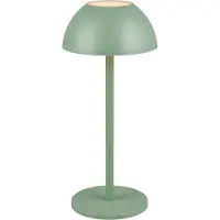 TRIO Leuchten Ricardo ladattava LED-pöytävalaisin, vihreä, korkeus 30 cm, muovia Ricardo, himmennettävä, Vihreä, Synteettinen materiaali, Moderni