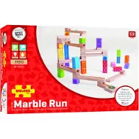 Bigjigs Wooden Marble Track 53pcs