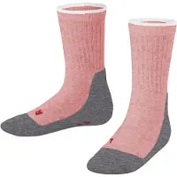 Falke Sukat tummanharmaa / meleerattu pinkki / tummanpunainen