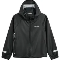 Tretorn Kids Packable Rainbreaker Set - Black - 134-140