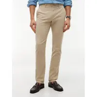Tommy Hilfiger Chinohousut 'Bleecker 1985' beige / laivastonsininen / punainen / valkoinen