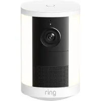 Ring Spotlight Cam Battery 2K -ulkovalvontakamera, valkoinen