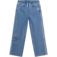 Adidas Originals Farkut 'CARE BEARS LOOSE DENIM' sininen denim / tummansininen / keltainen