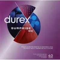Durex Surprise Me kondomit sekoitus 40 kpl