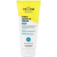 Yellow Professional Curls Curly Leave-in Cream hiuksiin jätettävä voide aaltoileville ja kiharille hiuksille 200 ml